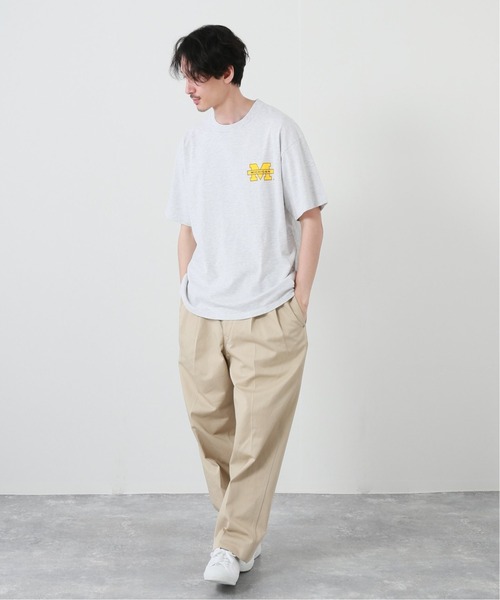 JOURNAL STANDARD SELECT(ジャーナルスタンダードセレクト)の「【MICHIGAN × JOURNAL STANDARD】ミシガン ウルヴァリンズ 別注 Tシャツ(Tシャツ/カットソー・メンズ・ホワイト/グレー/イエロー・MEDIUM/LARGE)」の4枚目の写真