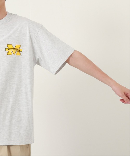 JOURNAL STANDARD SELECT(ジャーナルスタンダードセレクト)の「【MICHIGAN × JOURNAL STANDARD】ミシガン ウルヴァリンズ 別注 Tシャツ(Tシャツ/カットソー・メンズ・ホワイト/グレー/イエロー・MEDIUM/LARGE)」の10枚目の写真