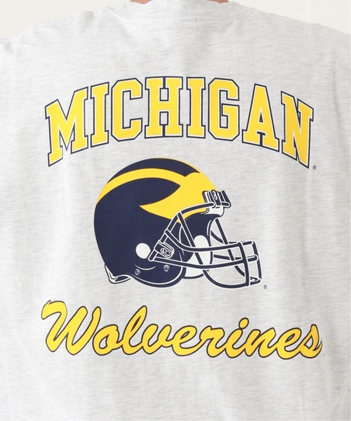 JOURNAL STANDARD SELECT(ジャーナルスタンダードセレクト)の「【MICHIGAN × JOURNAL STANDARD】ミシガン ウルヴァリンズ 別注 Tシャツ(Tシャツ/カットソー・メンズ・ホワイト/グレー/イエロー・MEDIUM/LARGE)」の16枚目の写真