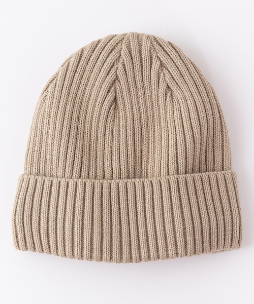 Blue Standard （ブルースタンダード）の「【BLUE STANDARD/ブルースタンダード】静電気軽減　裏フリースリブニットワッチ ビーニー（ニットキャップ/ビーニー・メンズ・ライトグレー/ライトブルー/ブラック/ホワイト/チャコールグレー/ベージュ/ネイビー/オリーブ/ラベンダー/ワイン/オレンジ系その他/グリーン・FREE）」の5枚目の写真