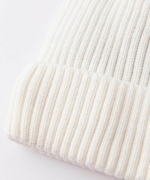 Blue Standard （ブルースタンダード）の「【BLUE STANDARD/ブルースタンダード】静電気軽減　裏フリースリブニットワッチ ビーニー（ニットキャップ/ビーニー・メンズ・ライトグレー/ライトブルー/ブラック/ホワイト/チャコールグレー/ベージュ/ネイビー/オリーブ/ラベンダー/ワイン/オレンジ系その他/グリーン・FREE）」の15枚目の写真