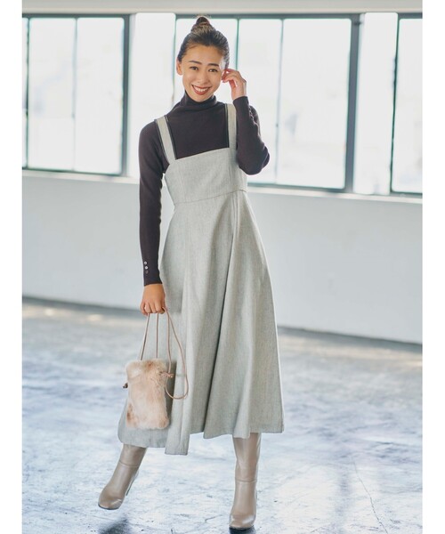 SHOO・LA・RUE(シューラルー)の「◆グラデーションエコファーミニショルダー(ショルダーバッグ・レディース・ライトグレー/ベージュ/ライトパープル/チャコール・00)」の15枚目の写真