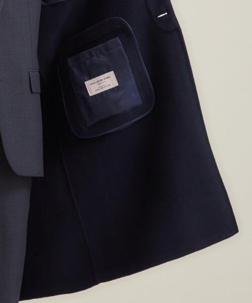 green label relaxing（グリーンレーベルリラクシング）の「＜green label relaxing＞ダブルフェイス ラウンジ チェスターコート（チェスターコート・メンズ・ネイビー/モカ・S/M/L/XL）」の5枚目の写真