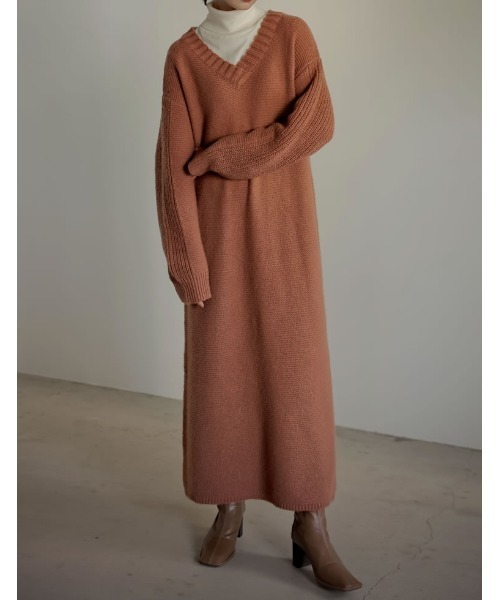 モヘアタッチガータ網デザインニットワンピース ワンピース Re Edit リエディ のファッション通販 Zozotown