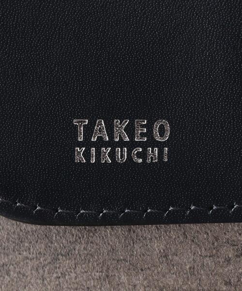 タケオキクチ リザード型押しレザー キーコインケース TK