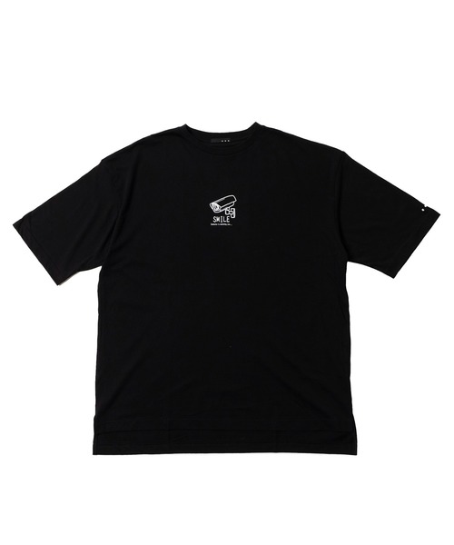 THE MILES(ザ マイルズ)の「ellipsis イリップシス SMILE-T スマイル-T(Tシャツ/カットソー・メンズ・ホワイト/ブラック・SMALL/MEDIUM)」の1枚目の写真