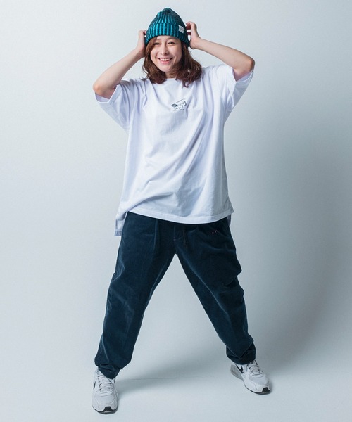 THE MILES(ザ マイルズ)の「ellipsis イリップシス SMILE-T スマイル-T(Tシャツ/カットソー・メンズ・ホワイト/ブラック・SMALL/MEDIUM)」の8枚目の写真