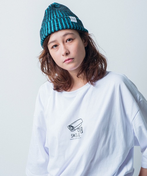 THE MILES(ザ マイルズ)の「ellipsis イリップシス SMILE-T スマイル-T(Tシャツ/カットソー・メンズ・ホワイト/ブラック・SMALL/MEDIUM)」の9枚目の写真