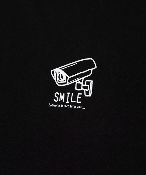 THE MILES(ザ マイルズ)の「ellipsis イリップシス SMILE-T スマイル-T(Tシャツ/カットソー・メンズ・ホワイト/ブラック・SMALL/MEDIUM)」の17枚目の写真
