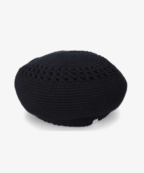 OVERRIDE（オーバーライド）の「OVERRIDE KUFI KNIT BERET OGN COTTON（ハンチング/ベレー帽・メンズ・ホワイト/ブラック/ベージュ/グレー/グリーン・58cm）」の12枚目の写真