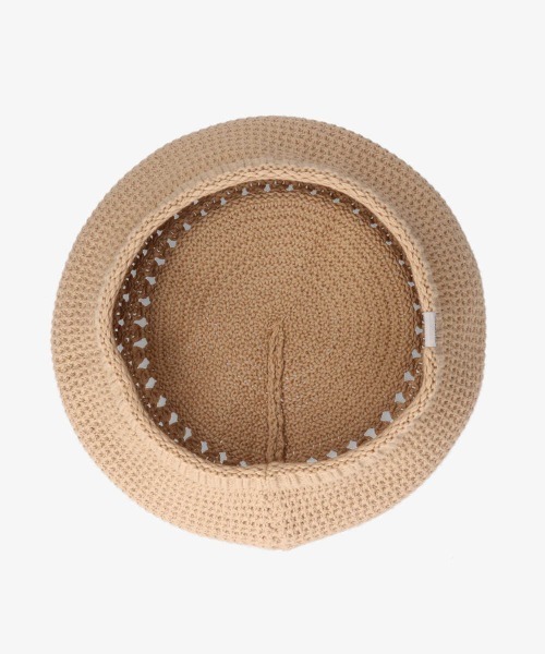 OVERRIDE（オーバーライド）の「OVERRIDE KUFI KNIT BERET OGN COTTON（ハンチング/ベレー帽・メンズ・ホワイト/ブラック/ベージュ/グレー/グリーン・58cm）」の22枚目の写真