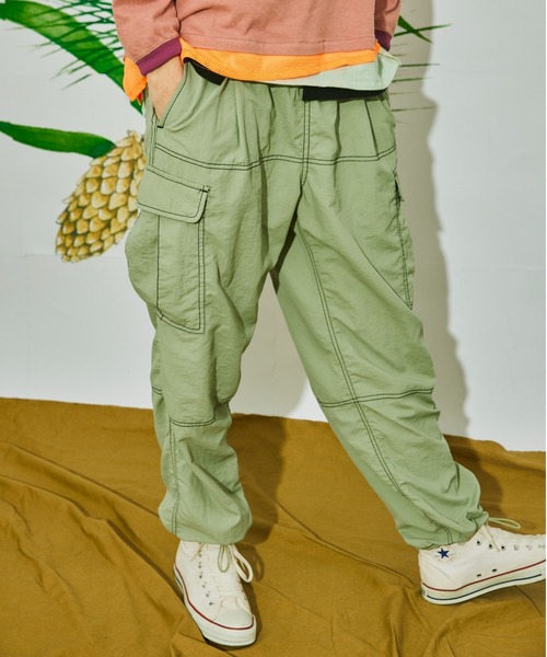 AlexanderLeeChang(アレキサンダーリーチャン)の「AlexanderLeeChang アレキサンダーリーチャン / NYLON CARGO PANTS ナイロンカーゴパンツ / AC042203(カーゴパンツ・レディース・ブラック/ブルー/グレー・2/3)」の3枚目の写真
