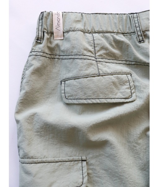 AlexanderLeeChang(アレキサンダーリーチャン)の「AlexanderLeeChang アレキサンダーリーチャン / NYLON CARGO PANTS ナイロンカーゴパンツ / AC042203(カーゴパンツ・レディース・ブラック/ブルー/グレー・2/3)」の20枚目の写真