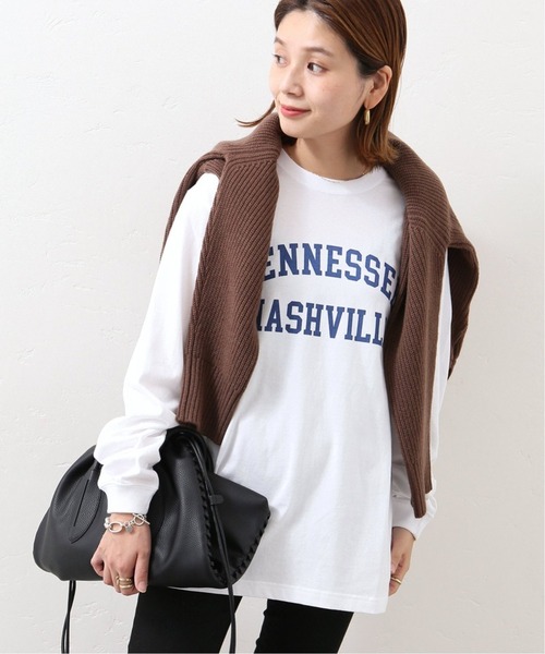JOURNAL STANDARD(ジャーナルスタンダード)の「ロゴロングTシャツ◆3(Tシャツ/カットソー・レディース・ホワイト/ホワイト系その他・FREE)」の2枚目の写真