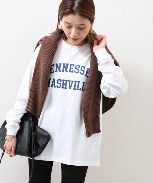 JOURNAL STANDARD(ジャーナルスタンダード)の「ロゴロングTシャツ◆3(Tシャツ/カットソー・レディース・ホワイト/ホワイト系その他・FREE)」の9枚目の写真