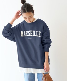 SLOBE IENA | MARSEILLEロゴスウェット【手洗い可能】◆(スウェット)
