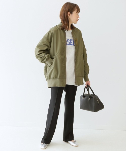 SLOBE IENA（スローブイエナ）の「《追加2》MARSEILLEロゴスウェット◆（スウェット・レディース・ネイビー/グレー系その他/ナチュラル・FREE）」の15枚目の写真