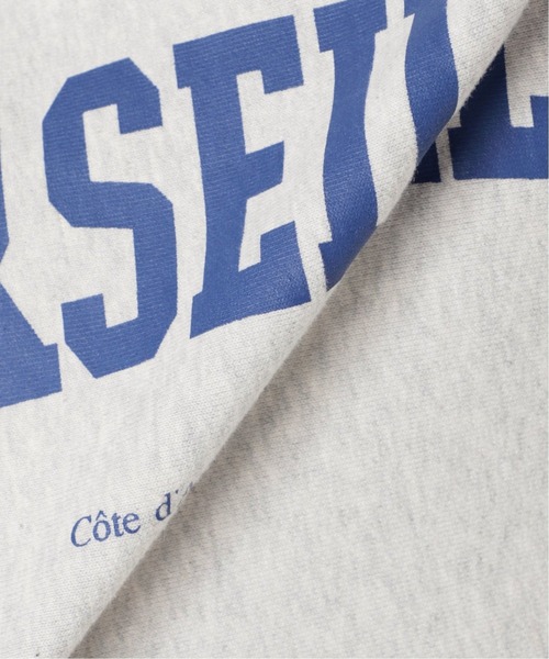 SLOBE IENA（スローブイエナ）の「《追加2》MARSEILLEロゴスウェット◆（スウェット・レディース・ネイビー/グレー系その他/ナチュラル・FREE）」の13枚目の写真