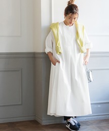 coca（coca） | スキッパーボリュームワンピ(シャツワンピース)