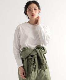 BABYLONE | BABYLONE / コットンリネンロンT(Tシャツ/カットソー)