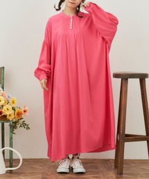 ピンタックボリュームワンピース