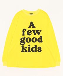 A'GEM/9 × .kom『A FEW GOOD KIDS/ア フュー グッド キッズ』DRIP CIRCLE LOGO LONG SLEEVE /ドリップ サークルロゴ ロングスリーブカットソー