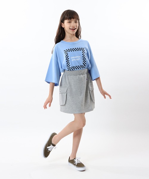 Champion（チャンピオン）の「【Champion/チャンピオン】キッズ キャンパススクールガールズ スカート（スカート・キッズ・ブラック/ピンク/グレー・130/150/140/160）」の3枚目の写真