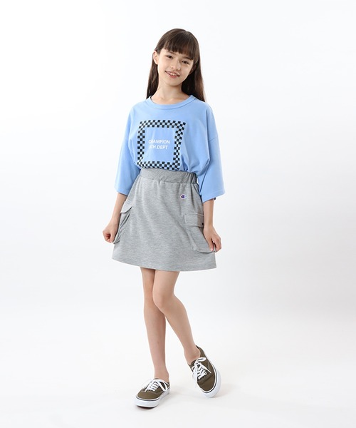 Champion（チャンピオン）の「【Champion/チャンピオン】キッズ キャンパススクールガールズ スカート（スカート・キッズ・ブラック/ピンク/グレー・130/150/140/160）」の11枚目の写真
