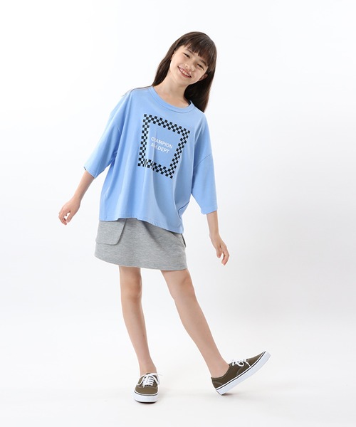 Champion（チャンピオン）の「【Champion/チャンピオン】キッズ キャンパススクールガールズ スカート（スカート・キッズ・ブラック/ピンク/グレー・130/150/140/160）」の12枚目の写真