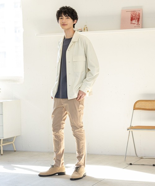 GLOBAL WORK（グローバルワーク）の「URBAN シャツブルゾン/255735（シャツ/ブラウス・メンズ・ブラック/ホワイト系その他2/グレー系その他7/キャメル・SMALL/LARGE/MEDIUM）」の20枚目の写真