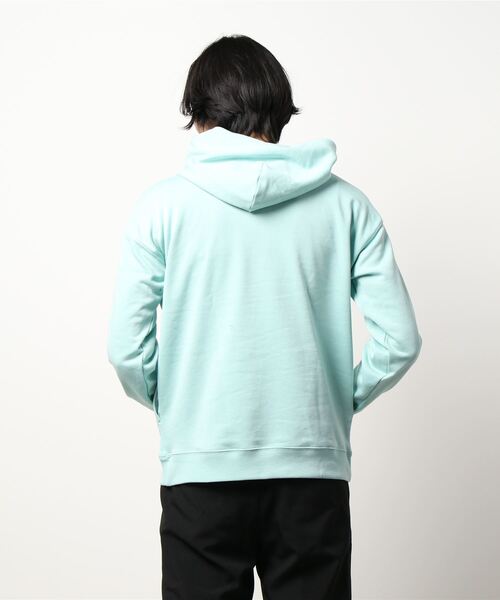 AZUL by moussy(アズールバイマウジー)の「PRIMAVERA BIG HOODIE/プリマヴェーラビッグフーディ(パーカー・メンズ・ブラック/ホワイト/グリーン系その他/ライトピンク・MEDIUM/LARGE)」の6枚目の写真