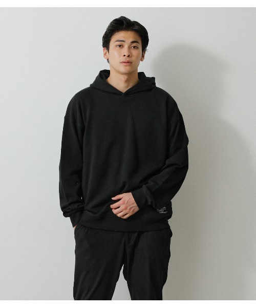 AZUL by moussy(アズールバイマウジー)の「PRIMAVERA BIG HOODIE/プリマヴェーラビッグフーディ(パーカー・メンズ・ブラック/ホワイト/グリーン系その他/ライトピンク・MEDIUM/LARGE)」の3枚目の写真