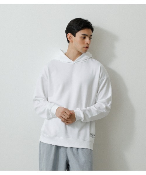 AZUL by moussy(アズールバイマウジー)の「PRIMAVERA BIG HOODIE/プリマヴェーラビッグフーディ(パーカー・メンズ・ブラック/ホワイト/グリーン系その他/ライトピンク・MEDIUM/LARGE)」の7枚目の写真