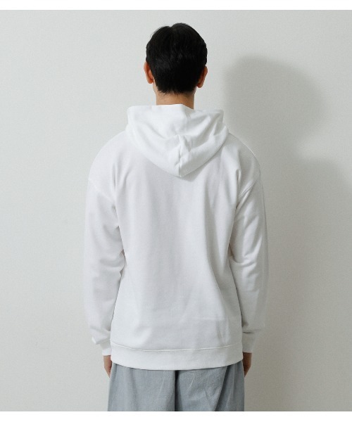 AZUL by moussy(アズールバイマウジー)の「PRIMAVERA BIG HOODIE/プリマヴェーラビッグフーディ(パーカー・メンズ・ブラック/ホワイト/グリーン系その他/ライトピンク・MEDIUM/LARGE)」の12枚目の写真