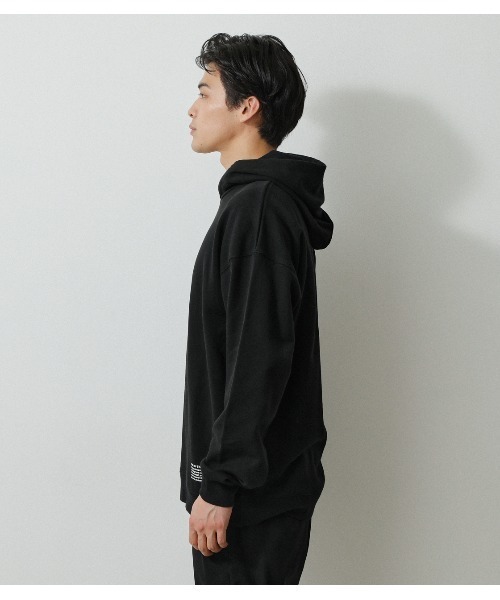 AZUL by moussy(アズールバイマウジー)の「PRIMAVERA BIG HOODIE/プリマヴェーラビッグフーディ(パーカー・メンズ・ブラック/ホワイト/グリーン系その他/ライトピンク・MEDIUM/LARGE)」の20枚目の写真