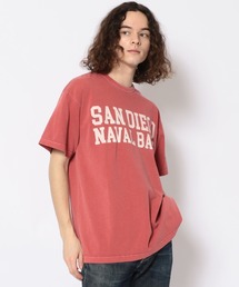 AVIREX | ピグメント 半袖 プリント Tシャツ サンディエゴ ネイバル ベース / PIGMENT S/S PRINT T-SHIRT SANDIEGO NAVAL BASE / アヴィレックス / AVIREX(Tシャツ/カットソー)