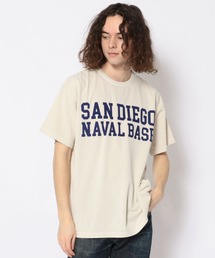 ピグメント 半袖 プリント Tシャツ サンディエゴ ネイバル ベース / PIGMENT S/S PRINT T-SHIRT SANDIEGO NAVAL BASE / アヴィレックス / AVIREX