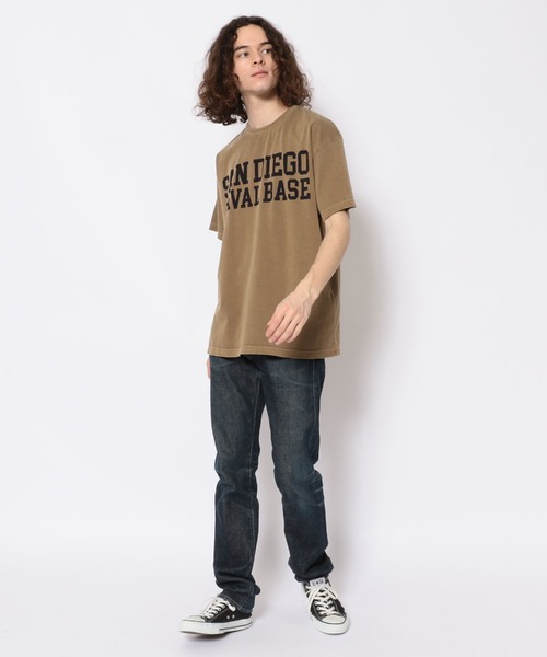 AVIREX（アヴィレックス）の「ピグメント 半袖 プリント Tシャツ サンディエゴ ネイバル ベース / PIGMENT S/S PRINT T-SHIRT SANDIEGO NAVAL BASE / アヴィレックス / AVIREX（Tシャツ/カットソー・メンズ・ネイビー/アイボリー/レッド/タン・LARGE/MEDIUM/X-LARGE/XX-LARGE）」の10枚目の写真
