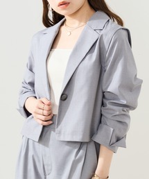 Chico | ショート丈袖取り外しテーラードジャケット(テーラードジャケット)