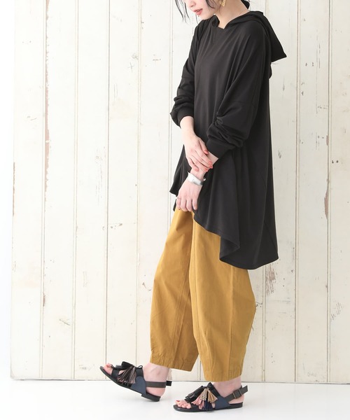 n'OrLABEL（ノアールレーベル）の「【廃盤】『フレアシルエットパーカー』（パーカー・レディース・ブラック/パープル/オフホワイト/モカ・FREE）」の16枚目の写真