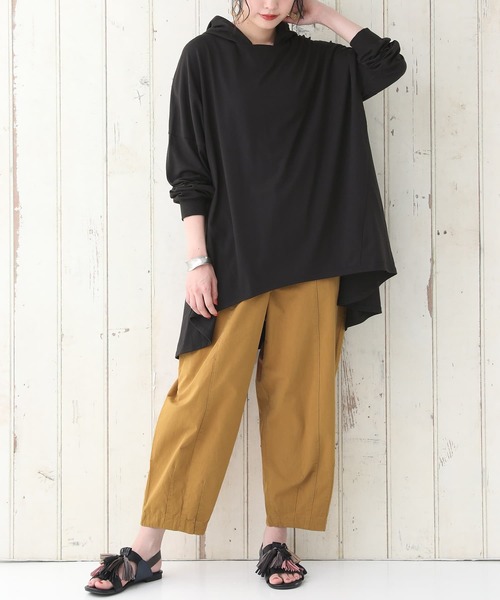 n'OrLABEL（ノアールレーベル）の「【廃盤】『フレアシルエットパーカー』（パーカー・レディース・ブラック/パープル/オフホワイト/モカ・FREE）」の17枚目の写真