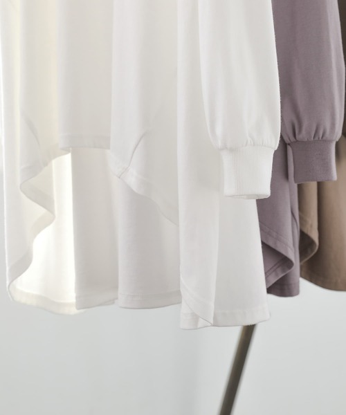 n'OrLABEL（ノアールレーベル）の「【廃盤】『フレアシルエットパーカー』（パーカー・レディース・ブラック/パープル/オフホワイト/モカ・FREE）」の19枚目の写真