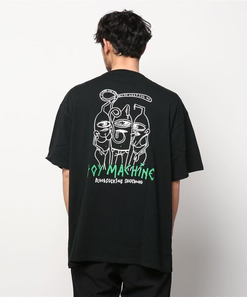 TOY　MACHINE（トイ　マシーン）の「【ムラサキスポーツ別注】TOY MACHINE/トイマシーン ビッグシルエット バックプリントTシャツ MTMSCST4（Tシャツ/カットソー・メンズ・ネイビー/ブラック/ホワイト・L/M/XL）」の13枚目の写真