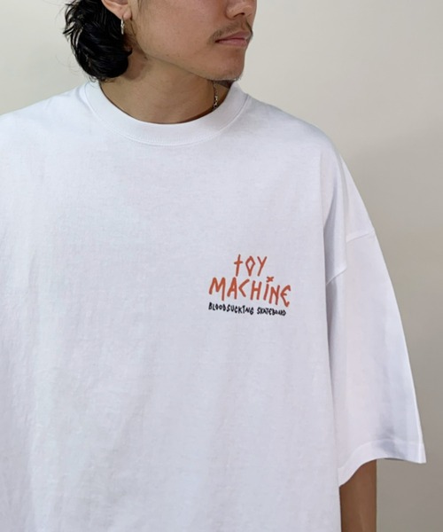 TOY　MACHINE（トイ　マシーン）の「【ムラサキスポーツ別注】TOY MACHINE/トイマシーン ビッグシルエット バックプリントTシャツ MTMSCST4（Tシャツ/カットソー・メンズ・ネイビー/ブラック/ホワイト・L/M/XL）」の2枚目の写真