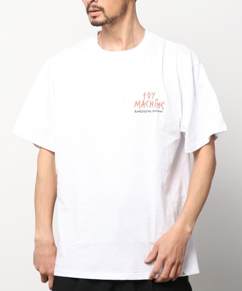 TOY　MACHINE（トイ　マシーン）の「【ムラサキスポーツ別注】TOY MACHINE/トイマシーン ビッグシルエット バックプリントTシャツ MTMSCST4（Tシャツ/カットソー・メンズ・ネイビー/ブラック/ホワイト・L/M/XL）」の16枚目の写真