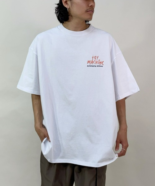 TOY　MACHINE（トイ　マシーン）の「【ムラサキスポーツ別注】TOY MACHINE/トイマシーン ビッグシルエット バックプリントTシャツ MTMSCST4（Tシャツ/カットソー・メンズ・ネイビー/ブラック/ホワイト・L/M/XL）」の22枚目の写真