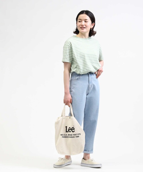 Champion(チャンピオン)の「Champion(チャンピオン)ボーダーワンポイントTシャツ(Tシャツ/カットソー・レディース・グリーン/ホワイト×ネイビー/ネイビー×ホワイト・M/L)」の17枚目の写真