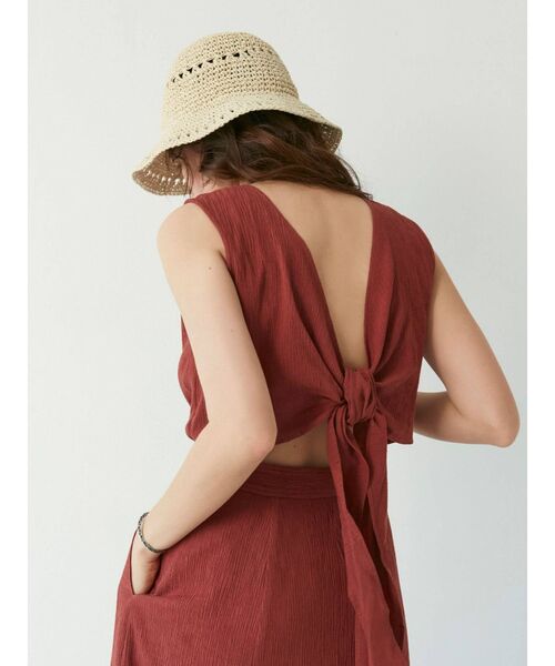 Ungrid（アングリッド）の「透かし編みHAT（ハット・レディース・ブラック/ベージュ/ブラウン・FREE）」の11枚目の写真