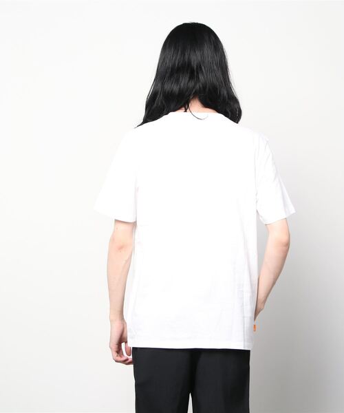 Timberland(ティンバーランド)の「メンズ 半袖 アウトドア ヘリテージ フロント グラフィック Tシャツ(Tシャツ/カットソー・メンズ・ホワイト/ダークブルー・SMALL/MEDIUM/LARGE/X-LARGE/XX-LARGE)」の4枚目の写真