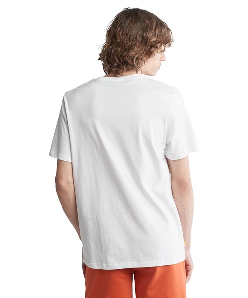 Timberland(ティンバーランド)の「メンズ 半袖 アウトドア ヘリテージ フロント グラフィック Tシャツ(Tシャツ/カットソー・メンズ・ホワイト/ダークブルー・SMALL/MEDIUM/LARGE/X-LARGE/XX-LARGE)」の5枚目の写真